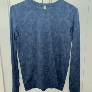 Blue swiftly long sleeve